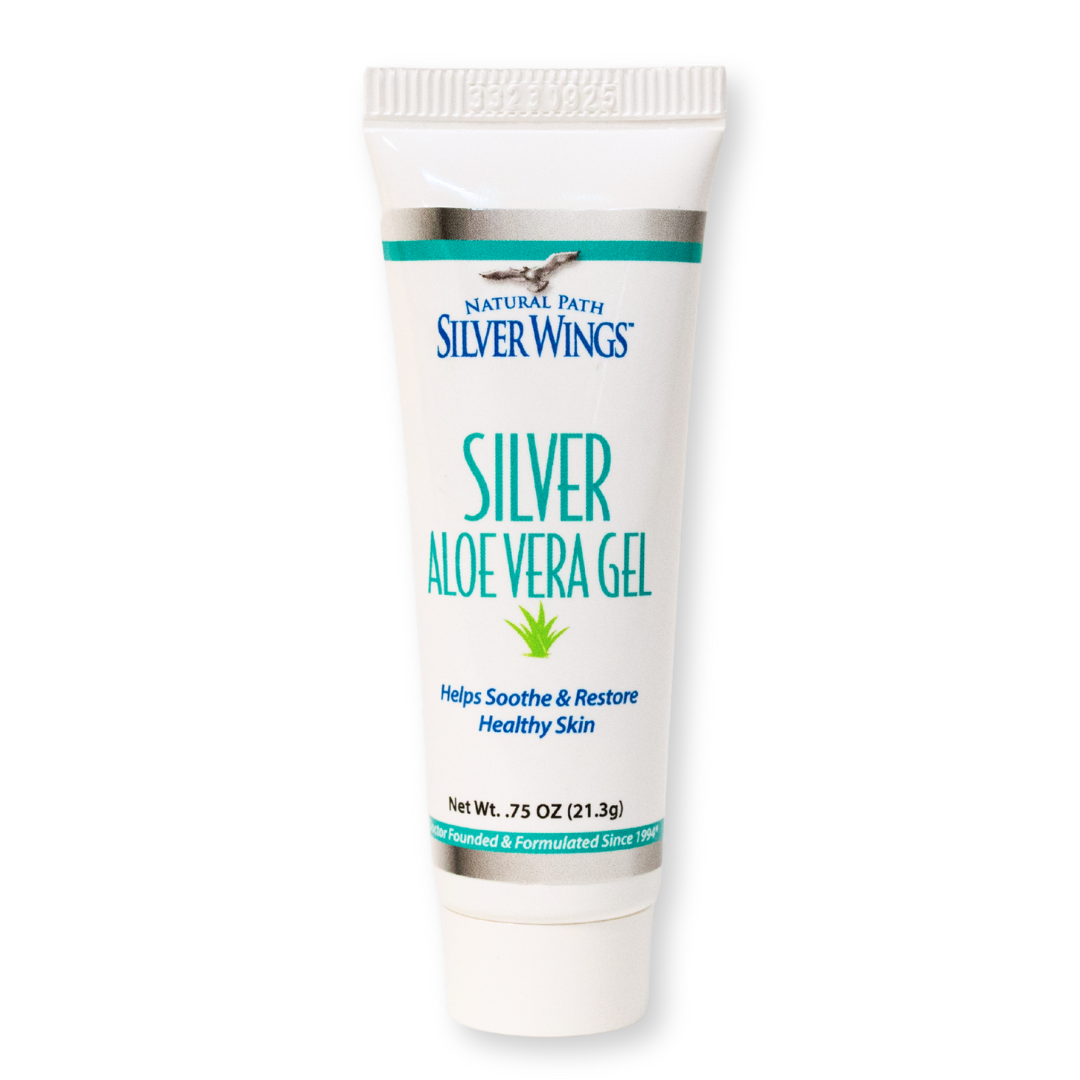 Natural Path Silver Wings Silver Aloe Gel - 0.75 oz - Aloe Gel Only