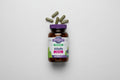 Oregon's Wild Harvest Organic Alfalfa supplement bottle with purple cap and label.