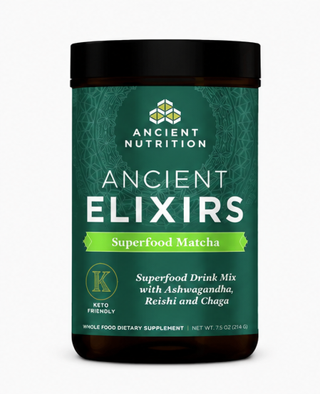 Ancient Nutrition Ancient Elixirs Superfood Matcha 7.5 oz – product overview