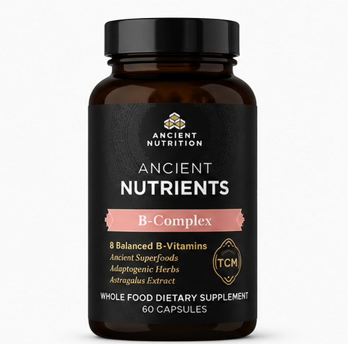 Ancient Nutrition Ancient Nutrients B-Complex 60 Capsules – product overview