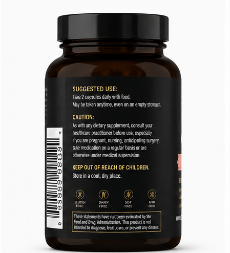 Ancient Nutrition Ancient Nutrients B-Complex 60 Capsules – front label view