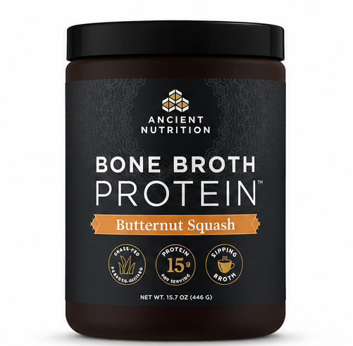 Ancient Nutrition Bone Broth Protein Butternut Squash 15 Servings – product overview