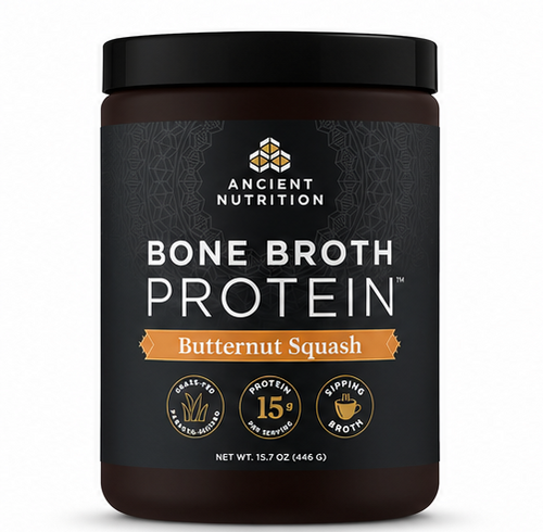 Ancient Nutrition Bone Broth Protein Butternut Squash 15 Servings – product overview