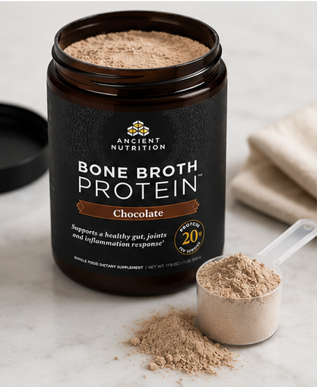 Ancient Nutrition Bone Broth Protein Chocolate 1.1 lb – ingredient detail