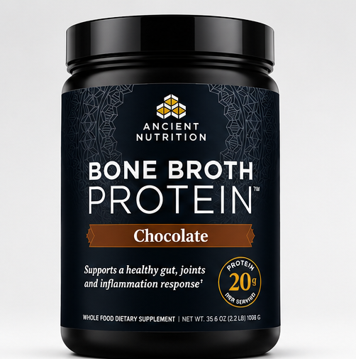 Ancient Nutrition Bone Broth Protein Chocolate 2.2 lbs – product overview