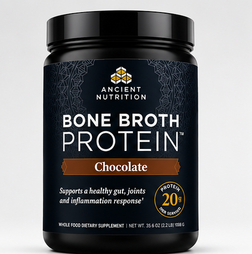 Ancient Nutrition Bone Broth Protein Chocolate 2.2 lbs – product overview