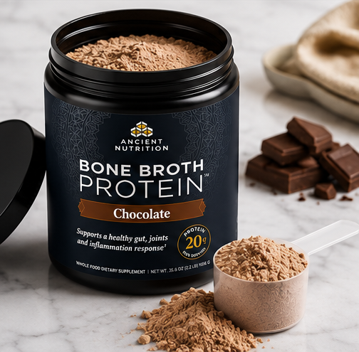 Ancient Nutrition Bone Broth Protein Chocolate 2.2 lbs – ingredient detail