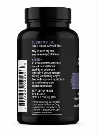 Ancient Nutrition Ancient Nutrients Zinc + Probiotics 30 Capsules – front label view