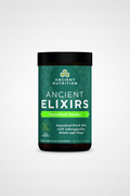 Ancient Nutrition Ancient Elixirs Superfood Matcha drink mix container on a white background