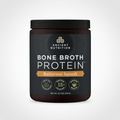 Ancient Nutrition Bone Broth Protein container with butternut squash flavor on a white background