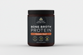 Container of Ancient Nutrition Bone Broth Protein Tomato Basil flavor on a white background