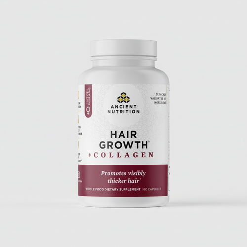 Ancient Nutrition Hair Growth + Collagen 60 Capsules