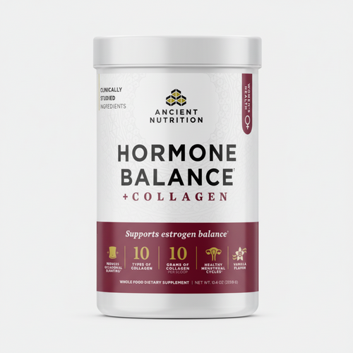 Ancient Nutrition Hormone Balance + Collagen Vanilla 10.4 oz