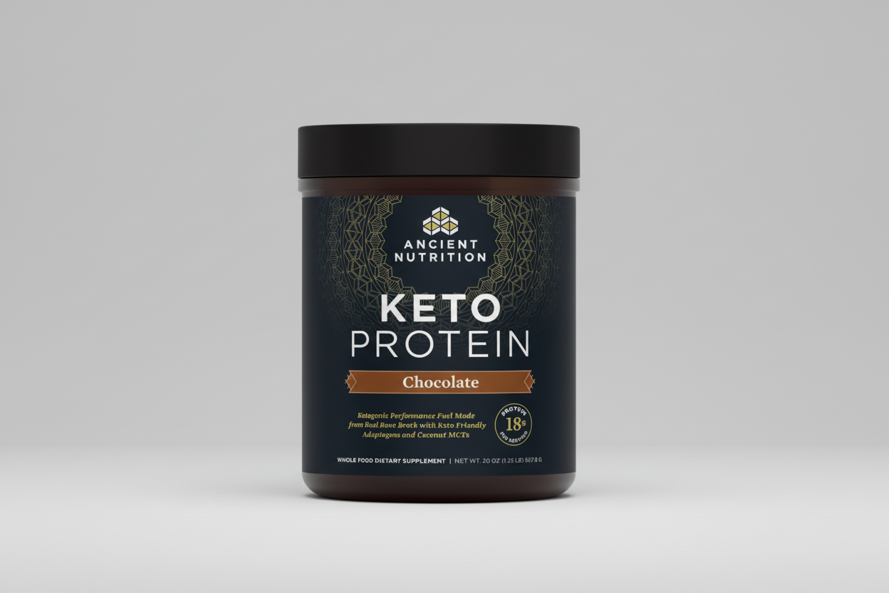 Ancient Nutrition Keto Protein Chocolate 17 Servings