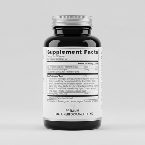 Ancient Nutrition Male Performance 180 Capsules bottle