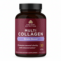Ancient Nutrition Multi Collagen Brain Boost supplement bottle on a white background