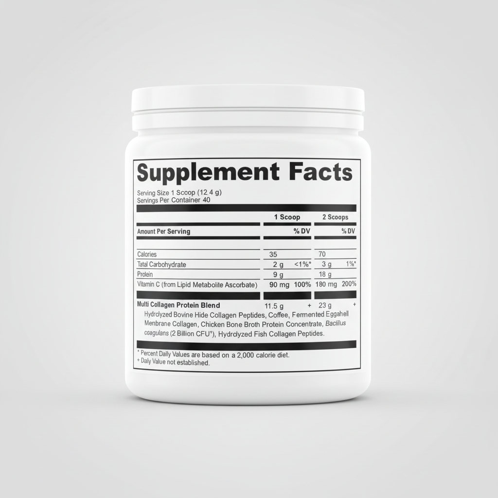 Ancient Nutrition Multi Collagen Protein Cold Brew 1.09 lbs