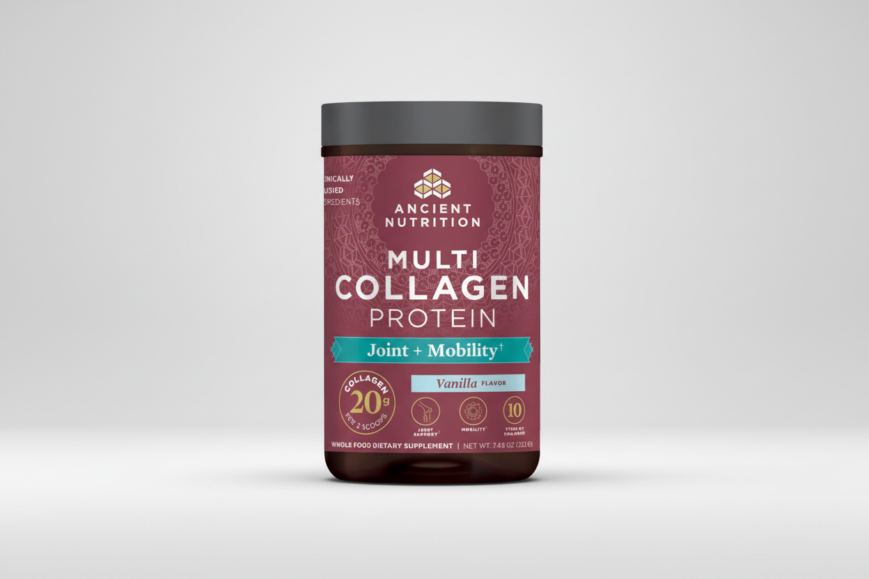 Ancient Nutrition Multi Collagen Protein container on a white background