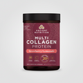 Ancient Nutrition Multi Collagen Protein container with strawberry lemonade flavor on a white background