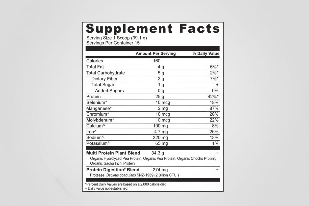 Ancient Nutrition Multi Protein Plant Based Chocolate 1.29 lb