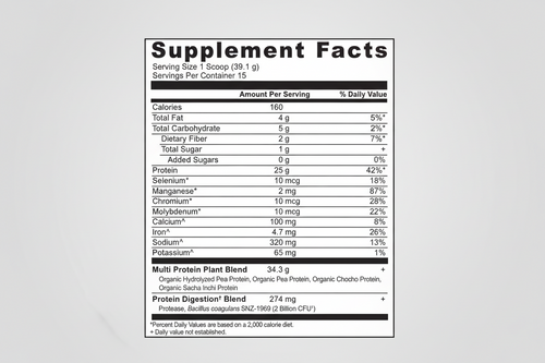 Ancient Nutrition Multi Protein Plant Based Chocolate 1.29 lb