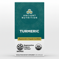 Ancient Nutrition Turmeric supplement package on a white background