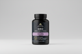Black bottle of Ancient Nutrition SBO Probiotics on a white background