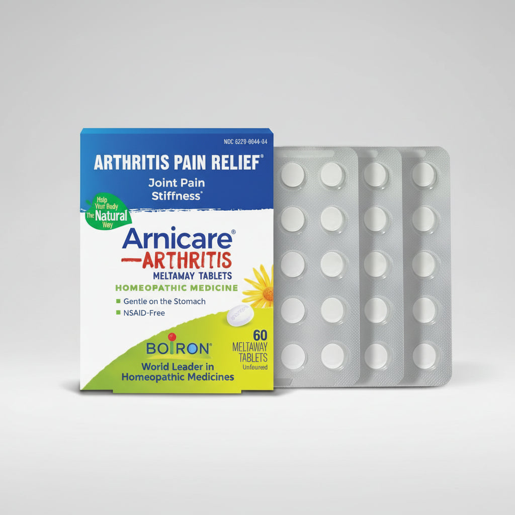 Anicare Arthritis packaging with blister pack on a white background