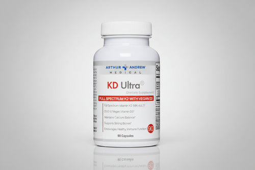 Arthur Andrew Medical KD Ultra dietary supplement bottle on a white background