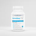 Supplement bottle labeled 'Aminolase TPA' by Arthur Andrew Medical on a white background