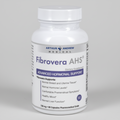 Supplement bottle labeled 'Fibrovera AHS' by Arthur Andrew Medical on a white background