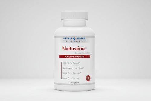 Arthur Andrew Medical Nattovéna dietary supplement bottle on a white background