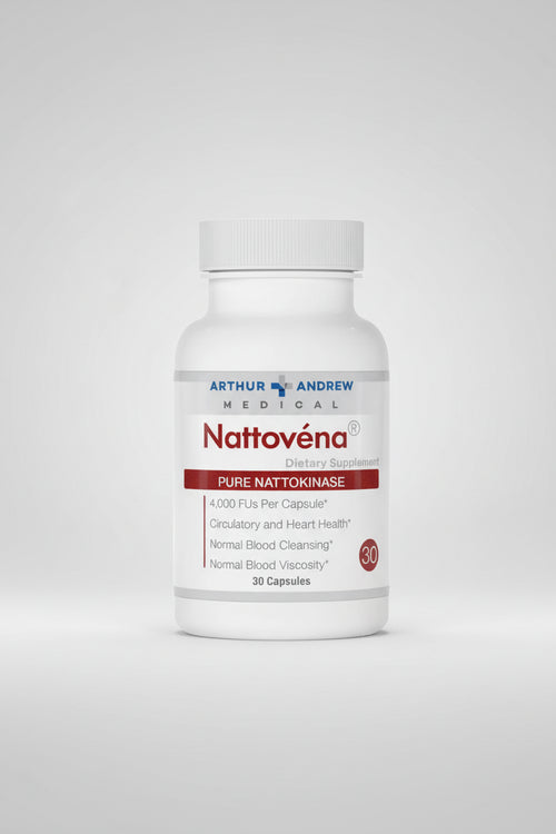 Arthur Andrew Medical Nattovéna dietary supplement bottle on a white background