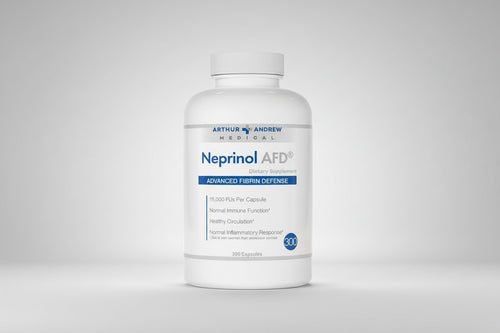 Arthur Andrew Medical Neprinol AFD dietary supplement bottle on a white background