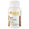 Apricot Power B17 Amygdalin 500 mg tablets bottle
