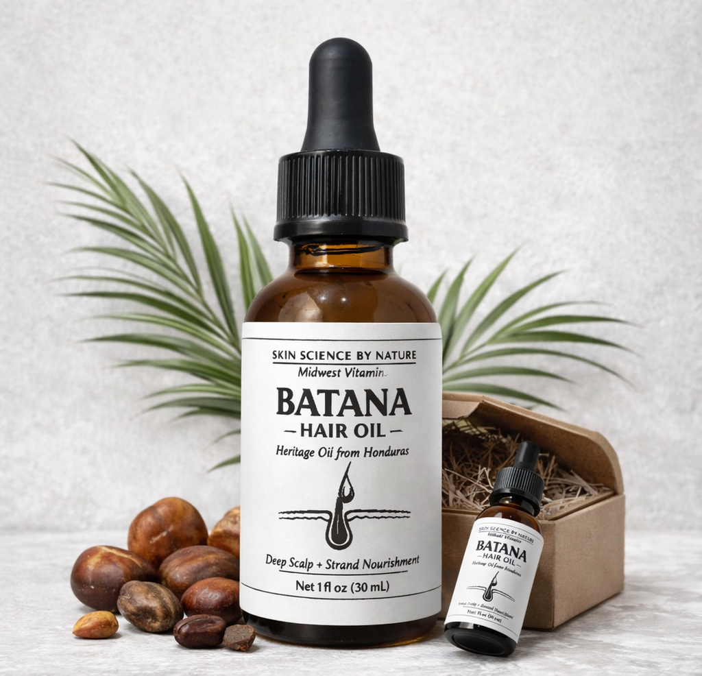 Batana Heritage Hair & Scalp - Nourishing Botanical Oil (1 oz)