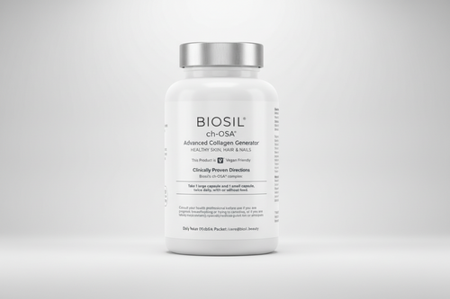 Supplement facts label on a white background