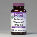Bluebonnet Buffered Vitamin C 1000 mg supplement bottle on a white background