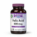 Bluebonnet Folic Acid supplement bottle on a white background