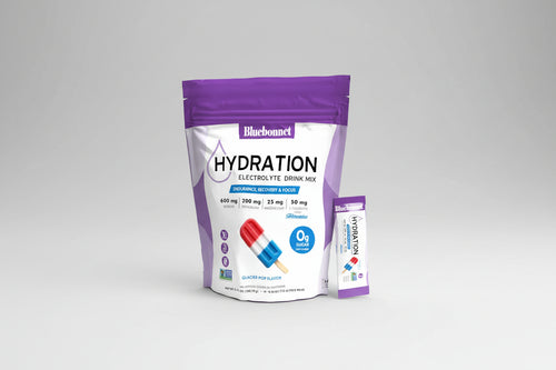 Bluebonnet Hydration Electrolyte Drink Mix — Glacier Pop, 14 Single-Serve Packets front product image