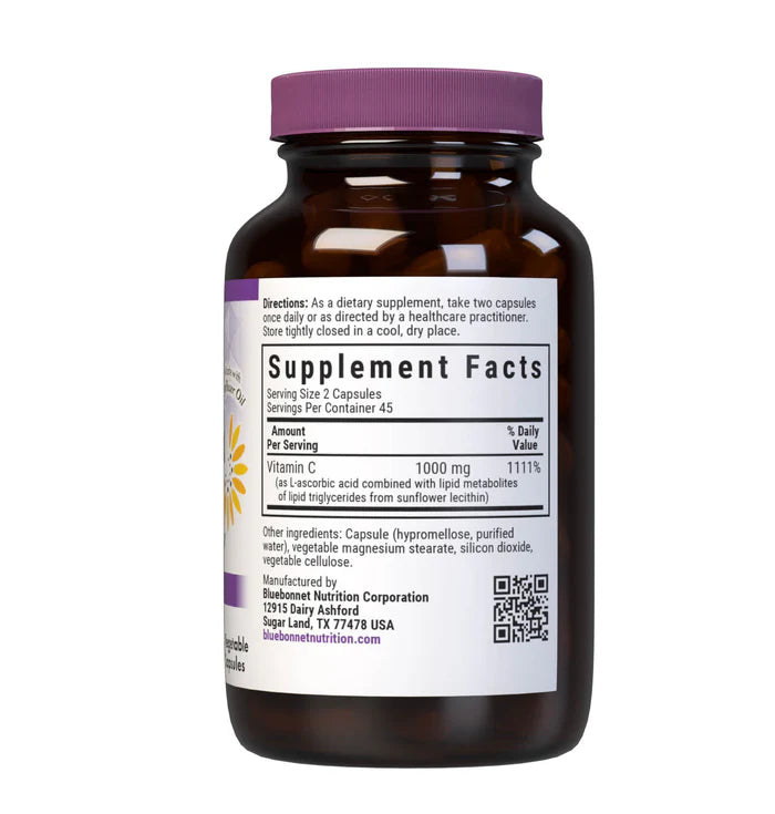 Vitamin supplement bottle with label on a white background