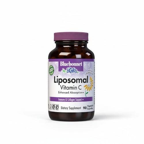 Bluebonnet Liposomal Vitamin C dietary supplement bottle on a white background
