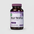 Bluebonnet Milk Thistle supplement bottle on a white background