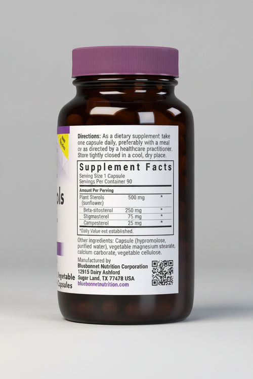 Vitamin supplement bottle with label on a white background