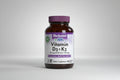 Bluebonnet Vitamin D3 & K2 supplement bottle on a white background
