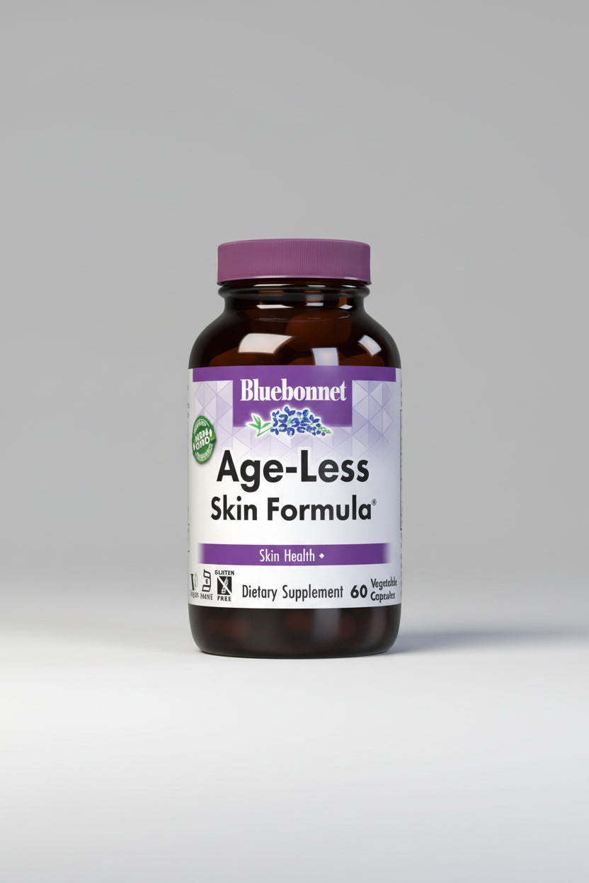 Bluebonnet Age‑Less Skin Formula 60 Veg Capsules bottle