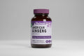 Bluebonnet American Ginseng supplement bottle on a white background
