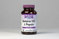 Bluebonnet Betaine HCl & Pepsin dietary supplement bottle on a white background