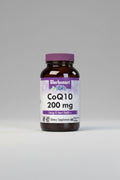 Bluebonnet CoQ10 200 mg dietary supplement bottle on a white background