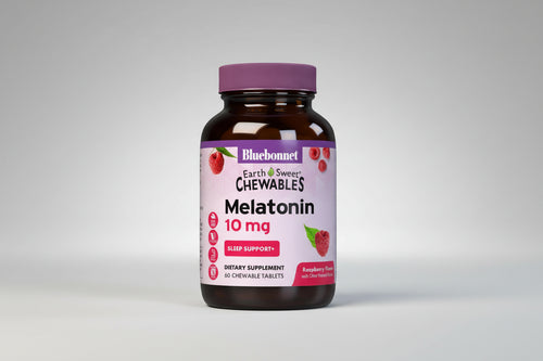 Bluebonnet EarthSweet Melatonin 10 mg Raspberry - 10 Tablets front product image